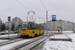 Nova tramvajova trat ve Lvove s novymi tramvajemi